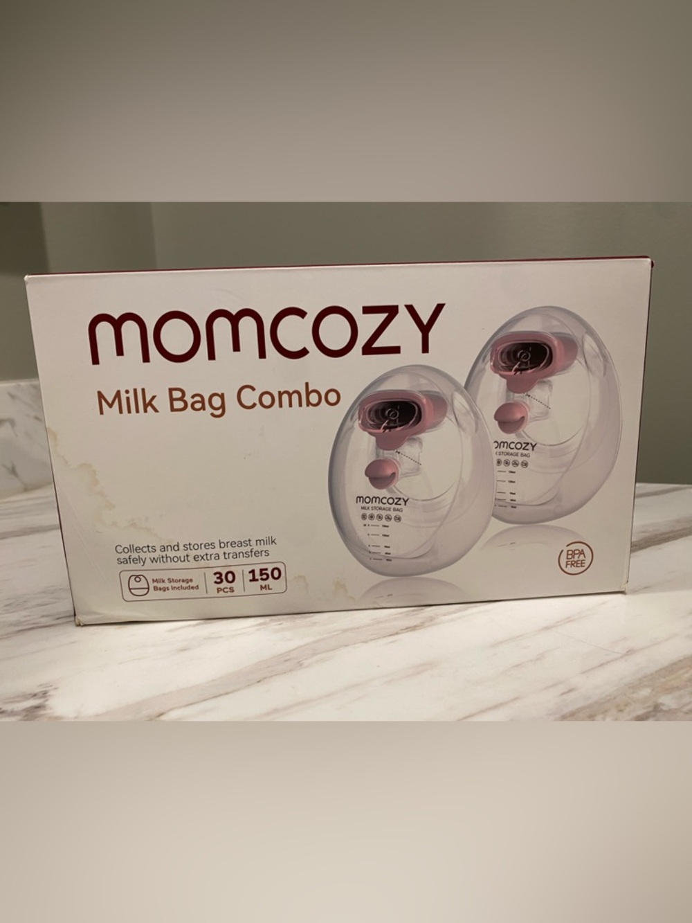 Momcozy Pink Milk Bag Combo - Breast Milk Storage System